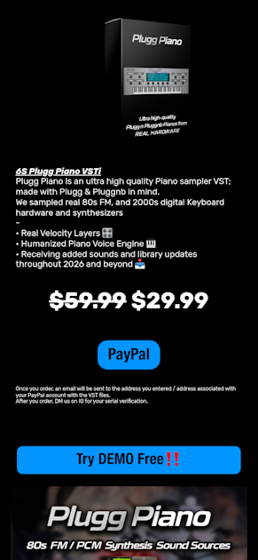 Plugg Piano VSTi - PCM Heaven